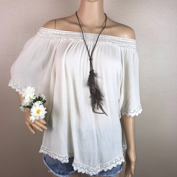 Entro Gauzy Boho Flutter Sleeve Kimono Blouse Top - Picture 2 of 6